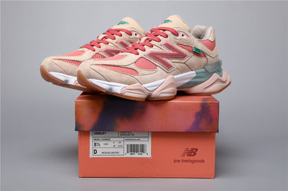 New Balance 9060 Unisex Sneakers Beige Pink